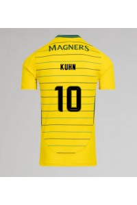 Celtic Nicolas Kuhn #10 Fotballdrakt Borte Klær 2024-25 Korte ermer